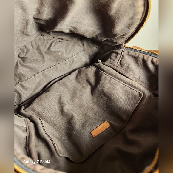 Madewell Charleston Navy Blue Canvas Backpack - Picture 5 of 13